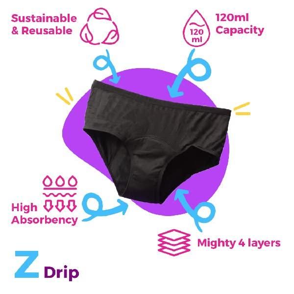 Women's' Periods Panty (Pack of 2)