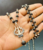 Om Shiva Trishool Karungali Mala (Pack of 2)